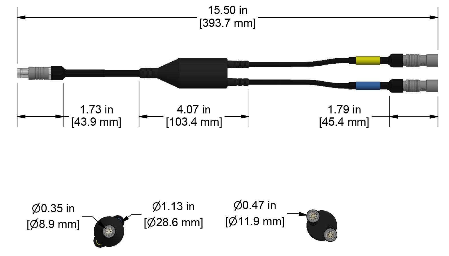 CMX2205 dimension drawing