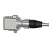 A render of a CTC A2AG connector attached to a generic CTC side exit condition monitoring sensor.