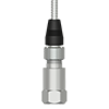 A render of a CTC A2AG connector attached to a generic CTC top exit condition monitoring sensor.