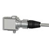 A render of a CTC A2NG grounded connector on a generic CTC side exit condition monitoring sensor.