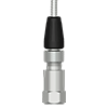 A render of a CTC A3NG grounded connector on a generic top exit industrial accelerometer.