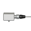 A render of a generic CTC side exit triaxial vibration monitoring sensor on an A5A connector.