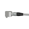 A render of a CTC J2AG grounded connector on a generic side exit industrial accelerometer.