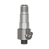 A render of a CTC top exit accelerometer mounted on a CTC MH134-1B mounting pad with 45° Zerk grease fitting adapter.