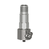 A render of a CTC top exit accelerometer mounted on a CTC MH134-3B mounting pad with 45° Zerk grease fitting adapter.