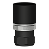 A render of a wireless sensor mounted on an MH170-2A heat dissipation mounting pad