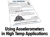 Proper mounting of accelerometers in very high temperature applications