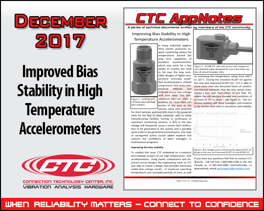 Improving Bias Stability in High Temperature Accelerometers