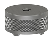 A render of a CTC MH214-3A multipurpose mounting magnet with blind tapped hole