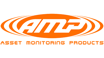 An orange AMP Line logo with the tagline Asset Monitoring Products under it.
