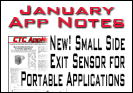 New! Small Side Exit Sensor for Portable Applications