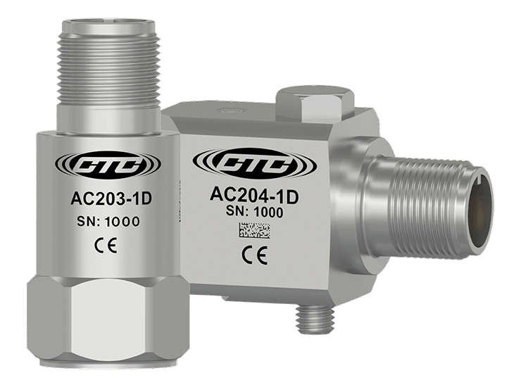 A render of CTC AC203-1D standard size top exit sensor and AC204-1D standard size side exit sensor