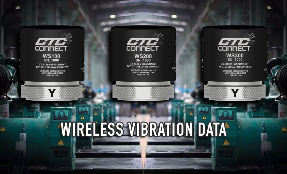 CTC Connect Line Wireless Sensors and an industrial background