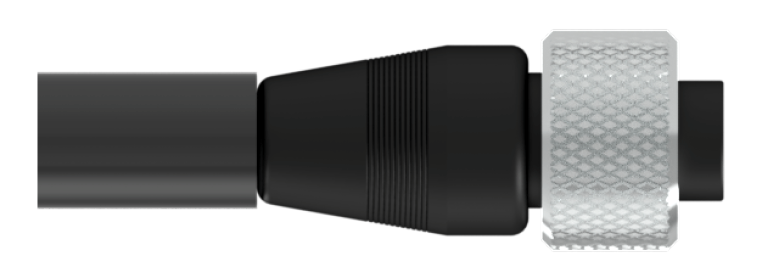 A render of CTC A2L polycarbonate molded connector