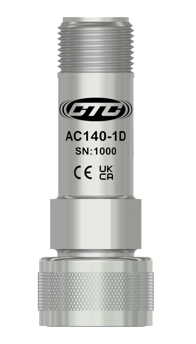 a mini size CTC AC140 top exit condition monitoring sensor on a CTC MH136-1A magnetic mounting disc
