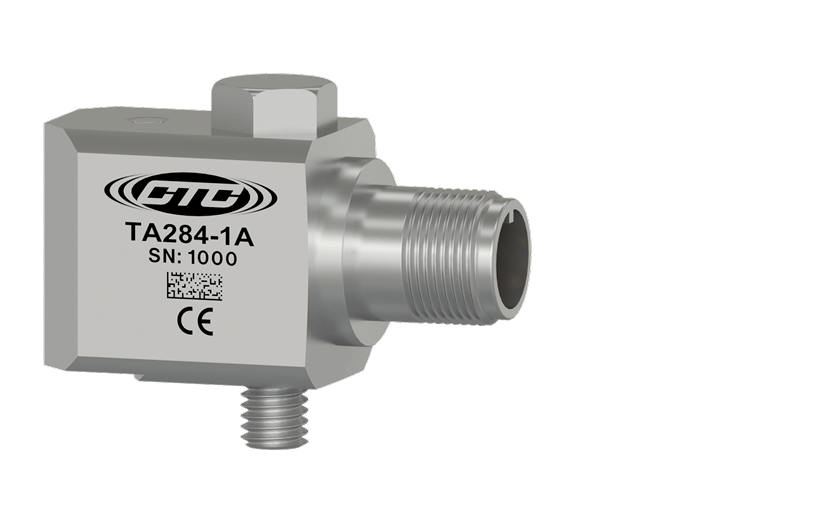 A render of CTC's standard size, side exit TA284 accelerometer