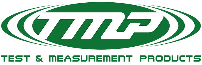 Green TMP logo with Test &amp; Measurement Products tagline.