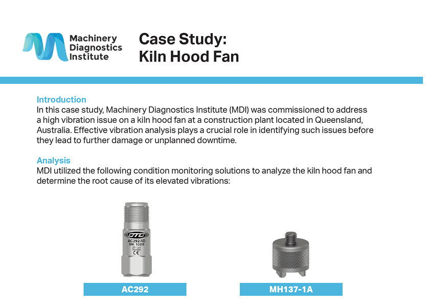 Case Study: Kiln Hood Fan