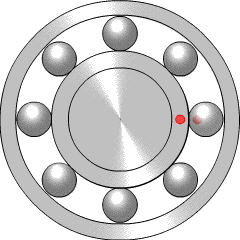 spinning rolling bearing element