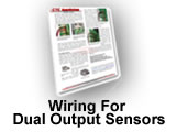 Dual output sensors for temperature and acceleration readings are becoming increasingly popular and require