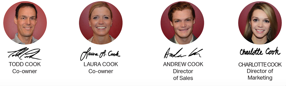 CTC Headshots - Todd Cook, Laura Cook, Andrew Cook, Charlotte Cook