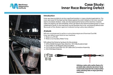Case Study: Inner Race Bearing Defect