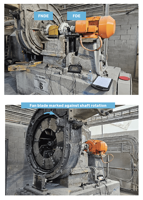 Kiln fan machine layout photos.