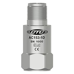 AC153-1D low frequency top exit accelerometer render