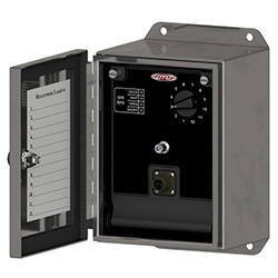 A render of CTC JB210 standard size stainless steel junction box