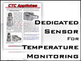 New Temperature sensor for use with vibration data collectors