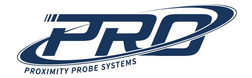 Navy Blue PRO Line Proximity Probes Logo with Proximity Probe Systems tagline