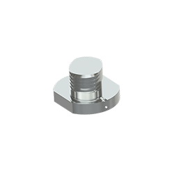 A render of a CTC MH107-1A accelerometer quick disconnect stud