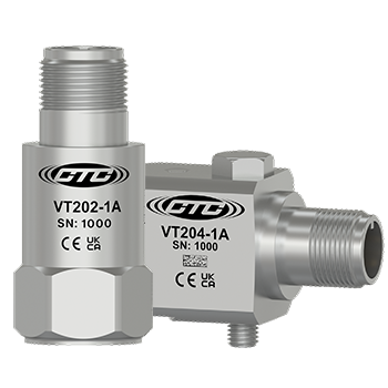 A CTC VT202 top exit and a VT204 side exit velocity and temperature sensor.