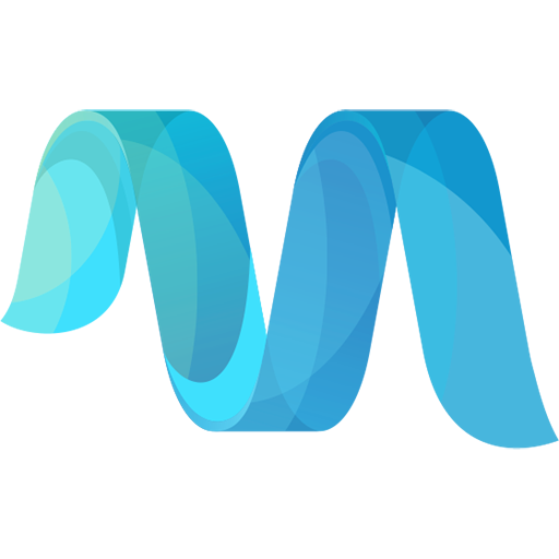 Machinery Diagnostics Institute Logo - stylized image of a blue vibration wave