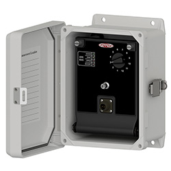 A render of CTC JB110 standard size fiberglass junction box