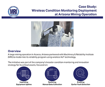 Case Study: Wireless Condition Monitoring for Mining Operation